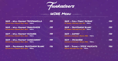 wine menu digital signage